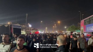 بعدسة صابرين نيوز استمرار توافد الزائرين نحو قبلة الاحرار في ليلة الاربعين بالقر…