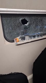 #عاجـــــــــــــــل تعرض أحد القطارات الناقل للزائرين من العاصمة بغداد إلى محاف…