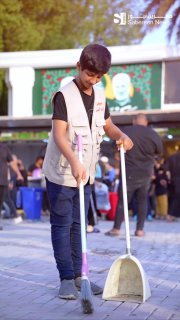 بالفيديو جانب من الخدمة المباركة التي يقدمها موكب قادة النصر في كربلاء المقدسة…