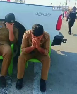 الزيارة الاربعينية حزن قواتنا الأمنية بعد خلو الشوارع من الزوار المتجهين إلى كرب…