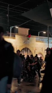 كربلاء طريق الاقصى  من موكب نداء الاقصى على طريق مشاية زوار الامام الحسين عليه ا…