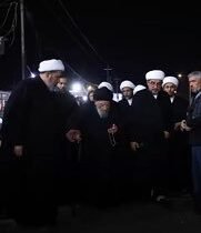 بالفيديو فضلاء الحوزة العلمية وطلبتها في المشروع التبليغي يشاركون الزائرين مسيره…