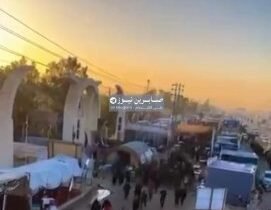 المسير الاكبر في العالم حشود الملايين في محافظة الديوانية تزحف نحو قبلة الاحرار …