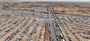 الجمهورية الإسلامية الإيرانية لقطات جوية لمواقف السيارات عند معبر خسروي الحدوديه…