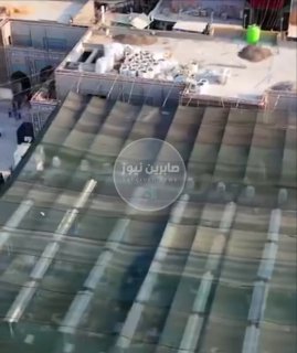 شاهد تظليل مساحة 3 آلاف متر مربع ضمن مشروع صحن العقيلة {ع} بكربلاء المقدسة لحماي…