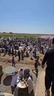 طنون اللحم وين راحتمواطن من كركوك يوثق مغادرة الجماهير غير العفوية التي جيء بها …