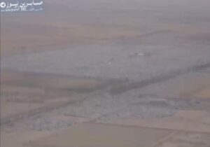 هلا بزوار الحسين تصوير جوي لاكبر مرآب في العالم ، عجلات زوار الامام الحسين بمنفذ…