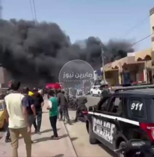 تحديث حريق يلتهم محال في الحي الصناعي في مدينة الكوت بمحافظة واسط #عاجــــــــــ…