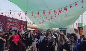 الزيارة الاربعينية | بعدسة صابرين نيوز استمرار تدفق الملايين من زوار الإمام الح…