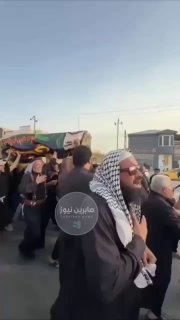بالفيديو أهالي مدينة الناصرية يشيعون زائر من الجمهورية الإسلامية الايرانية توفي …