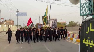 الزيارة الاربعينية | بالفيديو مسيرة العشق الحسيني من مدينة امرلي الصمود نحو قبلة…