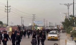الزيارة الاربعينية | بالفيديو مسيرة العشق الحسيني من سوق الشيوخ بمحافظة ذي قار ن…
