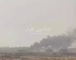 بالفيديو المتداولارتفاع عمود دخان كثيف من احدى المربعات السكنية بمدينة بسمايا جن…