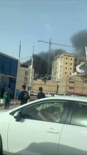 #عاجــــــــــــــــل اندلاع حريق كبير ببناية قرب شارع ميثم التمار بكربلاء المقد…