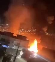 بالفيديو اندلاع حريق بعدد من المحال التجارية في سوق بقضاء عقره في محافظة دهوك…