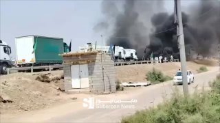 تحديثبالفيديو… استمرار اغلاق الطريق من قبل المتظاهرين في محافظة ميسان مطالبين با…