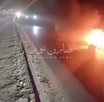 تظاهرات في منطقة قوشتبة في محافظة أربيل، وإغلاق الطريق الرابط بين أربيل وكركوك م…