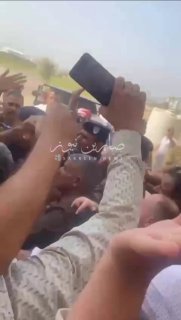 بالفيديو توتر واحتكاكات بين المتظاهرين والقوات الأمنية بعد رفض المتظاهرين دخول ا…