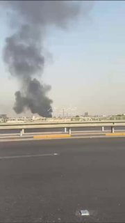 بالفيديو | #عاجــــــــــــــــل ارتفاع عمود دخان اسود ضمن مقتربات منطقة العطيفي…