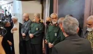 بالفيديو حضور قائد الحرس الثوري الاسلامي في مراسم مناسبة مرور أربعين يومًا على ا…