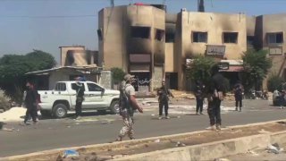 مشاهد لانتشار اليات عصابات الجولاني في مدينة ولغا بريف السويداء الغربي….