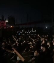 بالفيديو اقامة مجلس عزاء حسيني في موقع فاجعة الكوت…