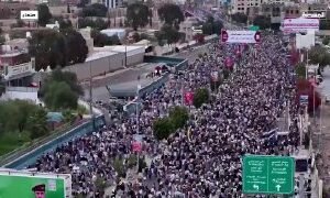 مشاهد الخروج المهيب للطوفان البشري من #ميدان_السبعين على إيقاع زامل / سليت سيفي…