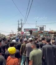 فاجعة الكوتمن قضاء الحي تشييع الشاب زين العابدين هويدي احد العاملين في المول زين…