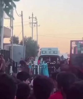 مباشر فرض رقابة مشددة في موقع فاجعة الكوت، والقوات الامنية تقوم بسحب اجهزة المو…