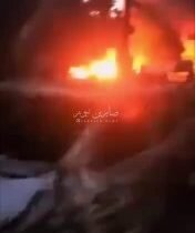 مشاهد من العدوان الصهيوني على محيط السويداءالتقديرات ترجح ان الغارة تمت بمسيرة ص…