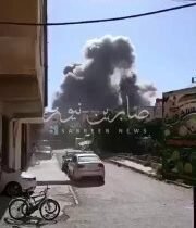 طيران الاحتلال الصهيوني يستهدف منزل محافظ درعا…