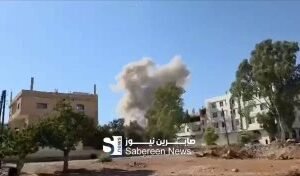 طيران الاحتلال الصهيوني ينفذ غارات جوية صهيونية على درعا السورية…