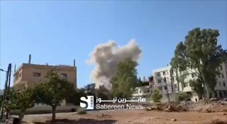 طيران الاحتلال الصهيوني ينفذ غارات جوية صهيونية على درعا السورية…