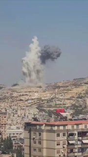 سوريا المحتلة: عدوان صهيوني على القصر الجمهوري التابع لعصابات الجولاني. القصر ال…