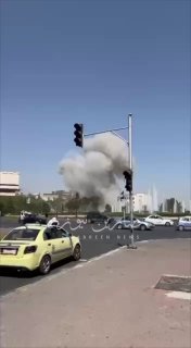 مقر قيادة الاركان السوري التابع للجولاني في دمشق اعلام العدو الصهيوني : استهداف …