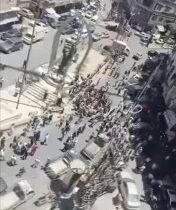 سوريا المحتلة: تظاهرات واسعة في جرمانا بدمشق تنديدا بجرائم عصابات الجولاني في ال…