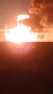 بالفيديو حريق يلتهم محطة كهربائية على طريق الطيب في محافظة ميسان….