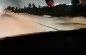 بالفيديوحريق كبير يلتهم معامل على طريق مخمور – اربيل شمال العراق….