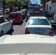 خشية تكرار مجازر الساحل.. نزوح كثيف لاهالي مدينة السويداء من المدينة…