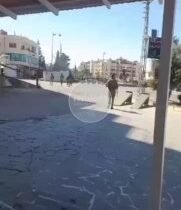 رمي عشوائي لعصابات الجولاني الارهابية في شوارع مدينة السويداء بالتزامن مع رعب وه…