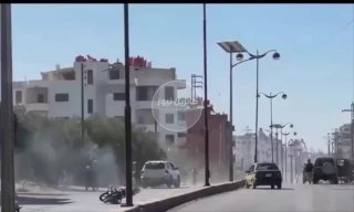 قصف عشوائي من قبل عصابات الجولاني الارهابية على مدينة السويداء مقاتلين من الفصائ…