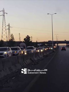 بالفيديو استمرار توجه ارتال عصابات الجولاني الارهابية باتجاه مناطق الاشتباك مع ا…