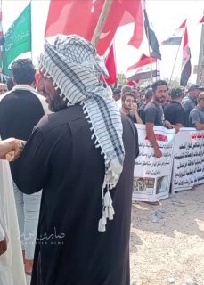 بالفيديوانطلاق تظاهرات لأهالي قضاء الهارثة شمال البصرة احتجاجاً على تردي الواقع …