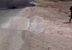 بالفيديو تظاهرات شعبية في قضاء خبات بمحافظة أربيل واغلاق الطرق  من قبل المحتجين…