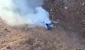 تحديثاسقاط مسيرة لعصابات الجولاني الارهابية من قبل الفصائل الدرزية في محافظة الس…