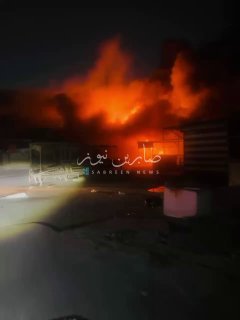 بالفيديو اندلاع حريق كبير في سوق مريدي بمدينة الصدر في بغداد…