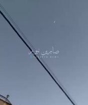 مشاهد تظهر الصاروخ اليمني في سماء فلسطين المحتلة….
