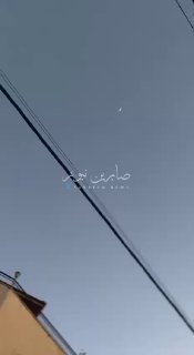 مشاهد تظهر الصاروخ اليمني في سماء فلسطين المحتلة….