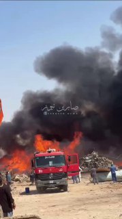 بالفيديو اندلاع حريق قرب محطة كهرباء الهارثة في محافظة البصرة….