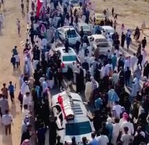 بالفيديوجانب من تشييع ذوي واقارب الشاب الغريق حسين الجياشي في محافظة السماوة بال…